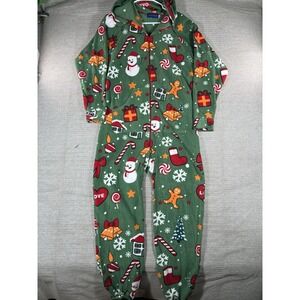 XMASCOMING  Womens & Mens Hooded Fleece One- Piece Size M